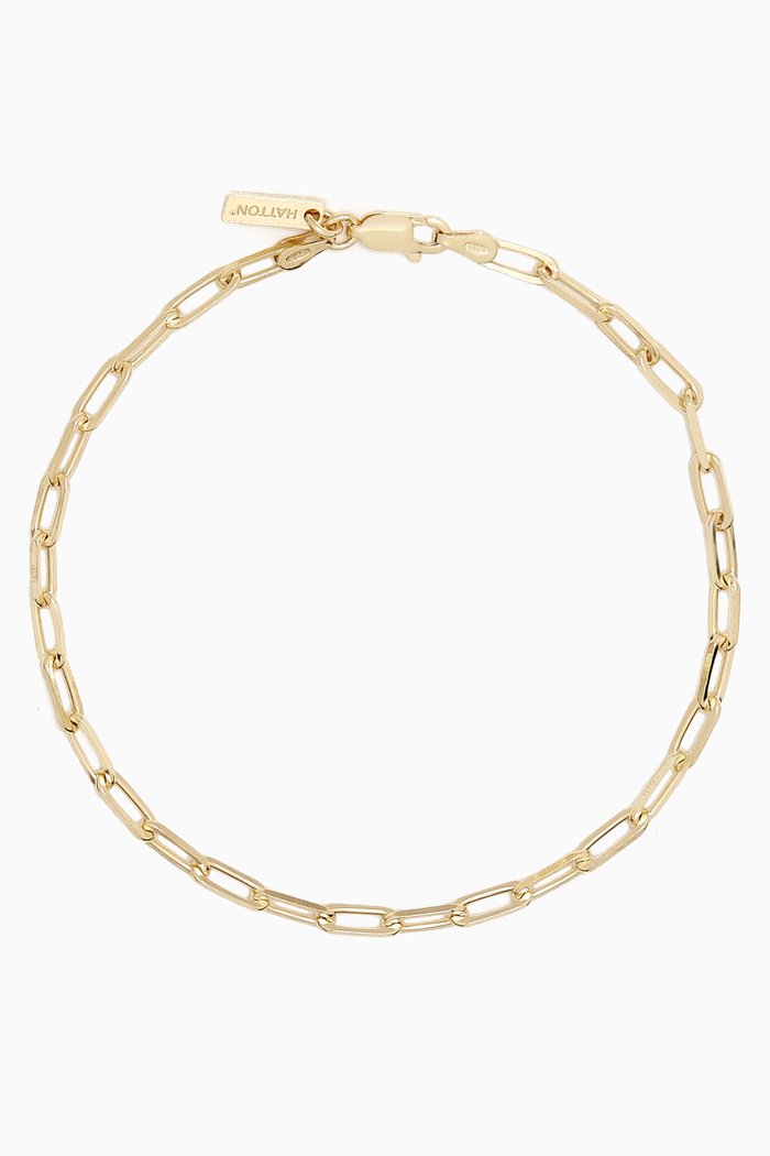 

Paperclip Bracelet in 18kt Gold-plated Sterling Silver