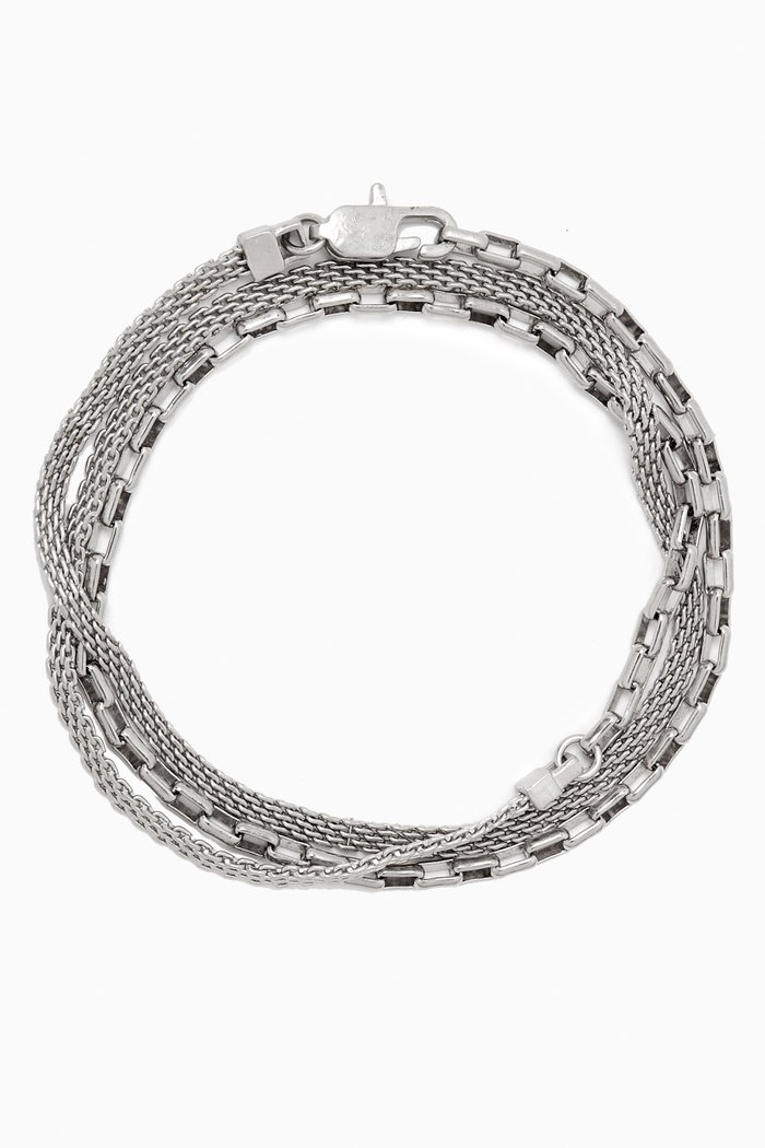 

The Austin Double-wrap Bracelet, Silver