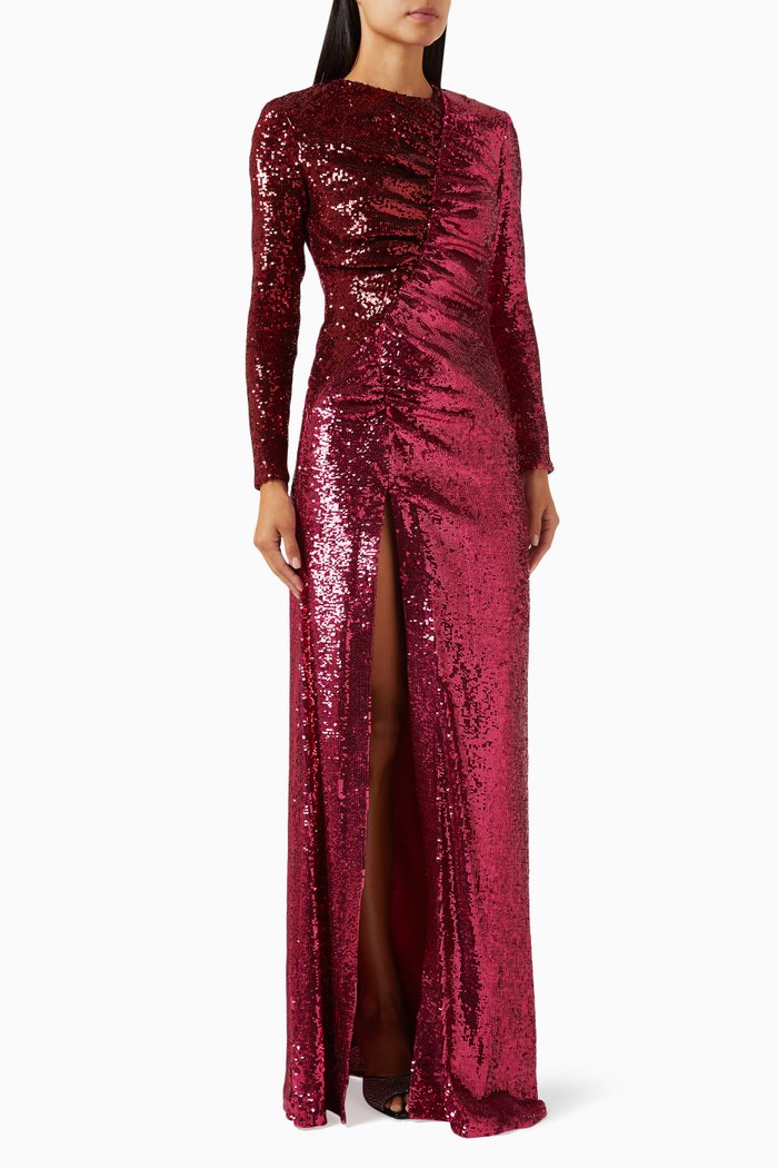 

Iman Sequinned Maxi Dress, Multicolour