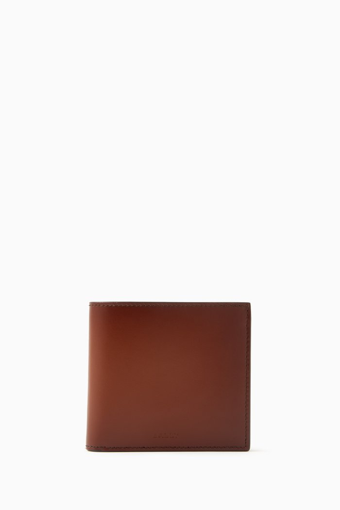 

Speciale Bi-fold Wallet In Calf Leather, Brown