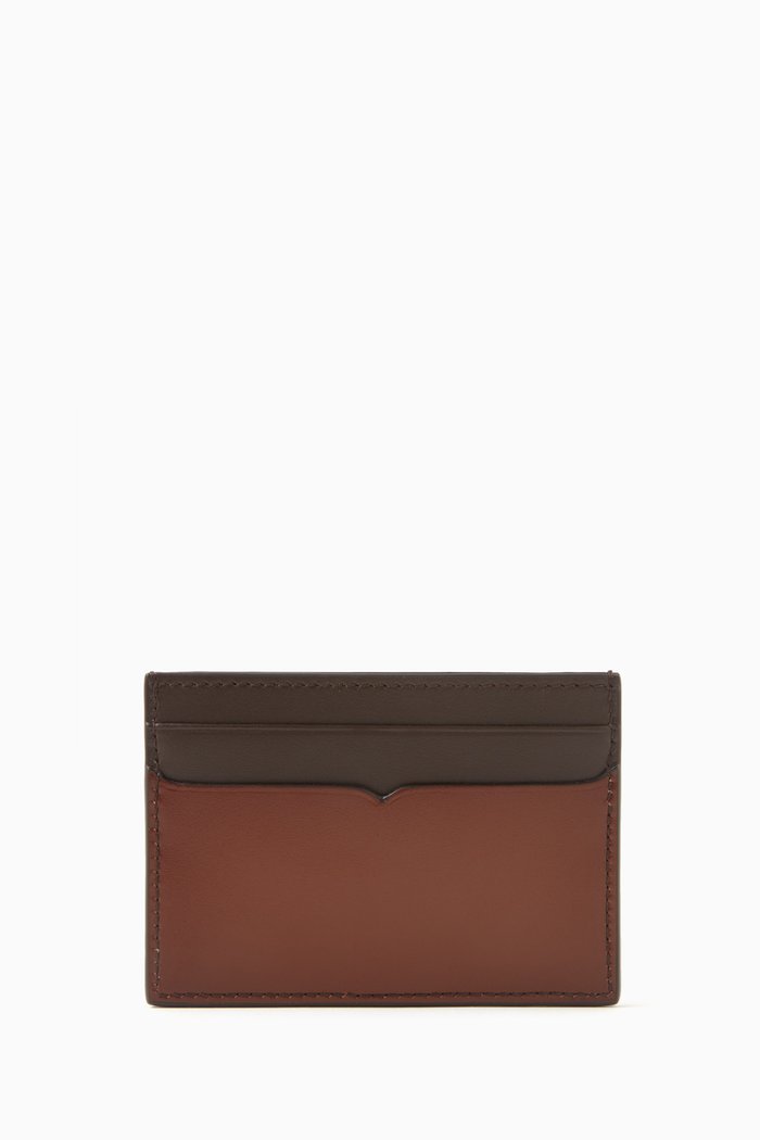 

Special Card Holder in Leather, Brown