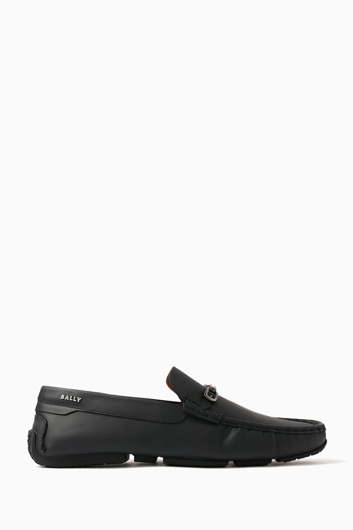 

Pinter Driver Shoes in Leather, Black