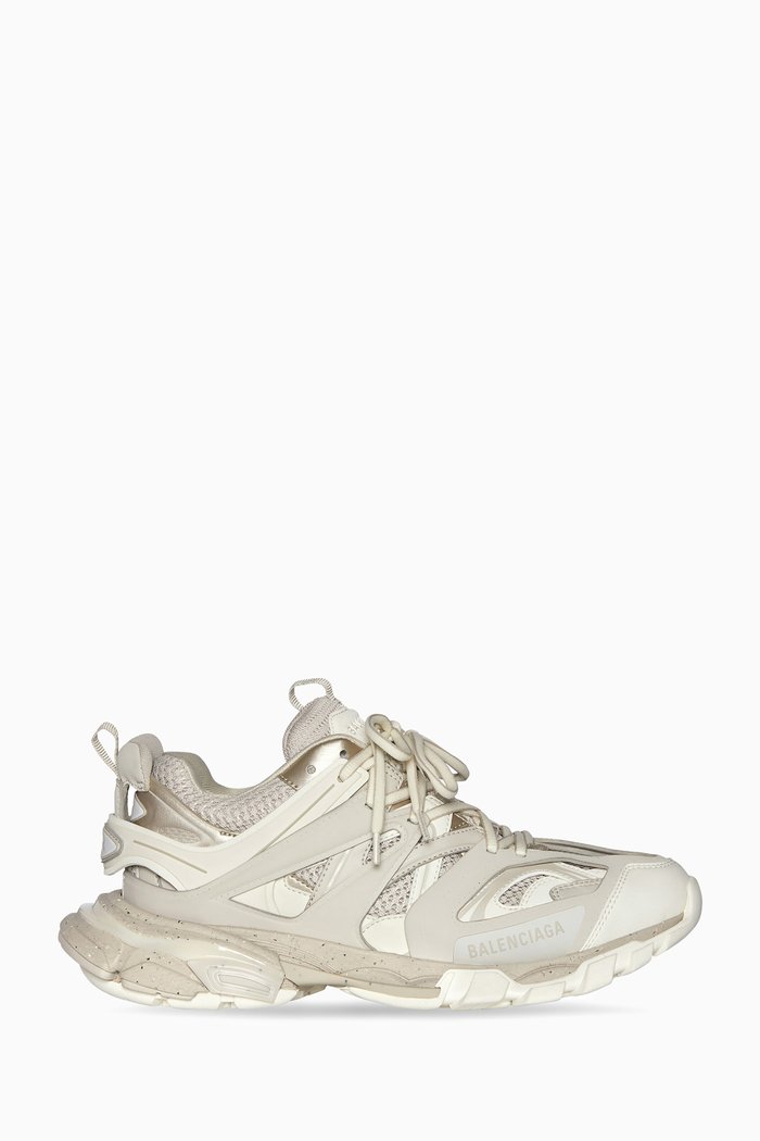 

Track Sneakers in Mesh & Nylon, Neutral