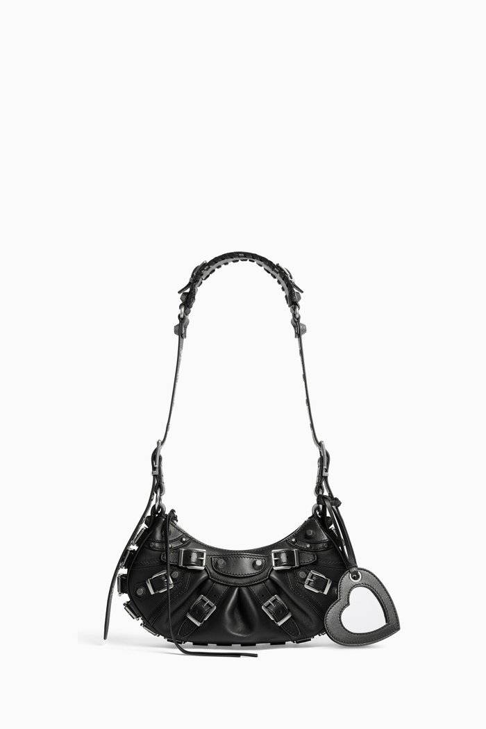 

XS Le Cagole Shoulder Bag in Lambskin, Black