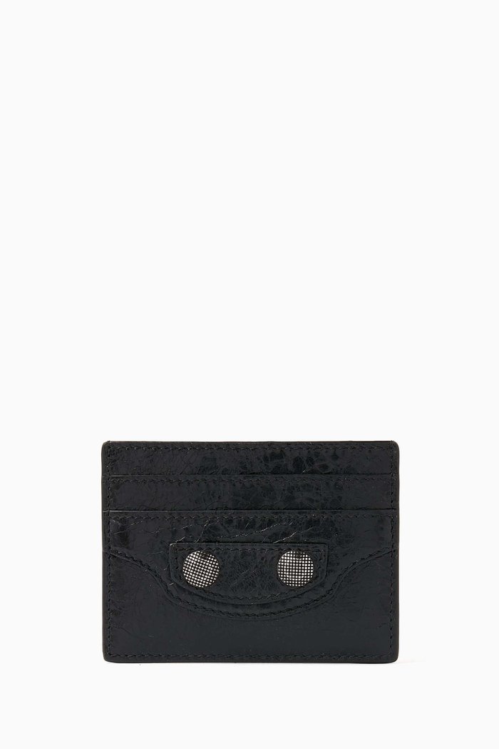 

Le Cagole Card Holder in Lambskin, Black