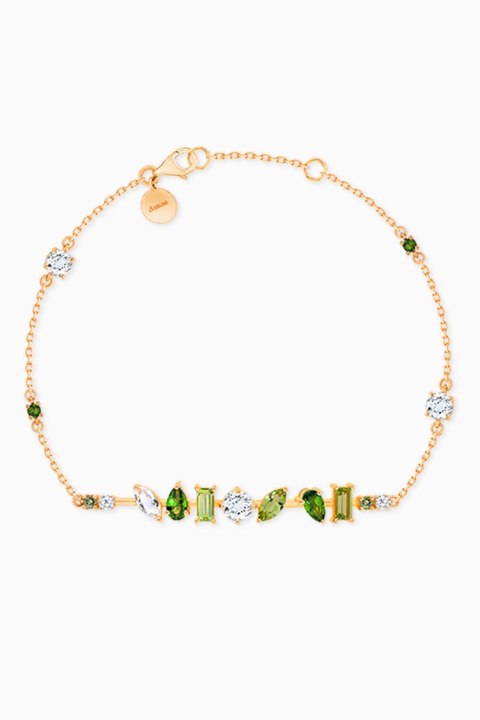 

Fireworks Fiesta Precious Gemstone Bracelet in 18kt Rose Gold
