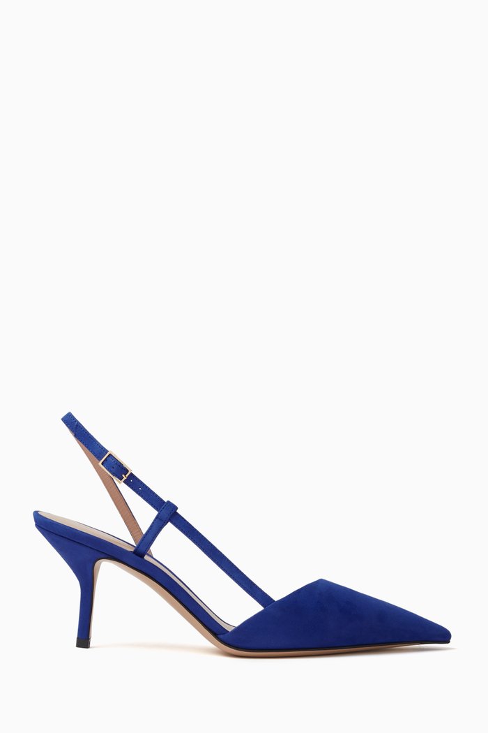

Slingback Pumps in Suede, Blue