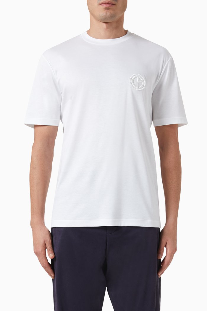 

Logo T-shirt in Cotton, White