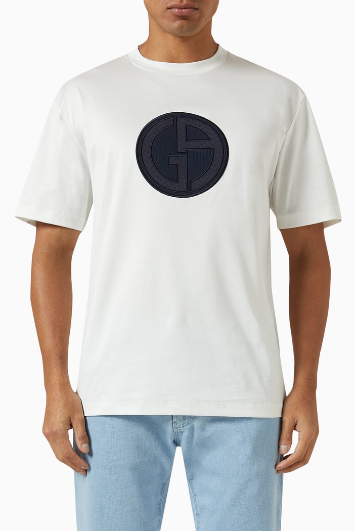 

Logo T-shirt in Cotton, White