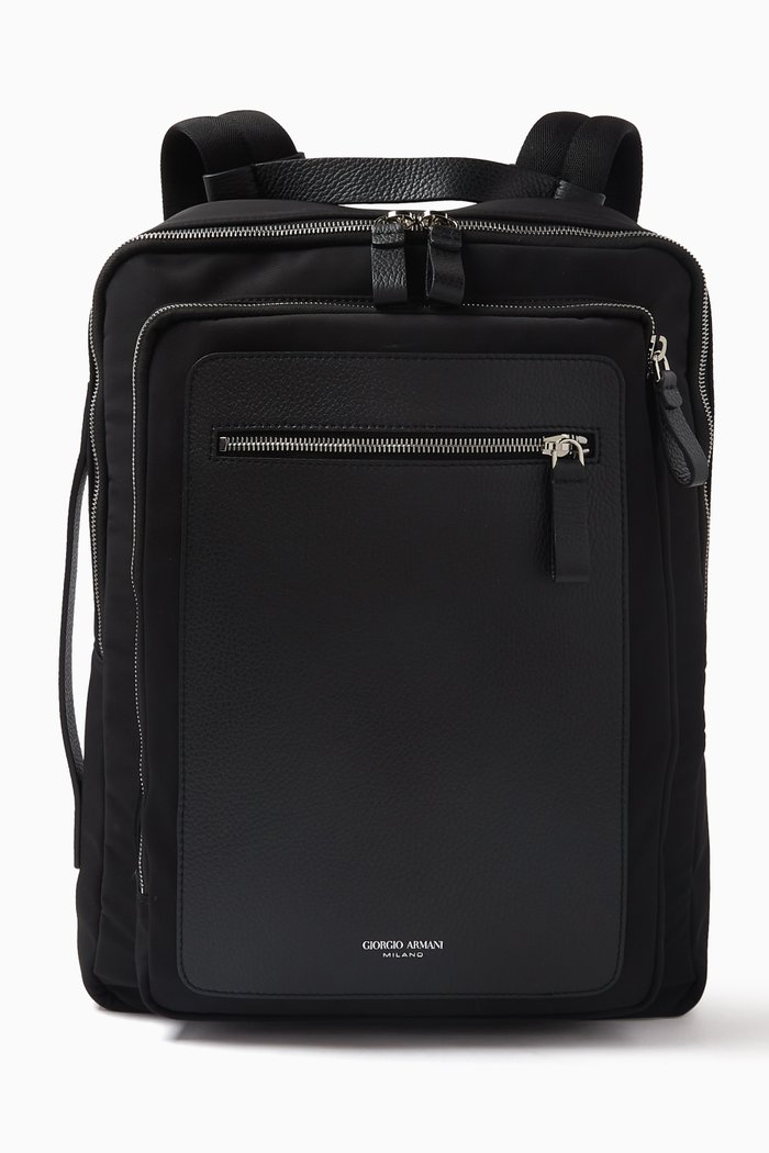 

Backpack in Recycled Nylon, Black