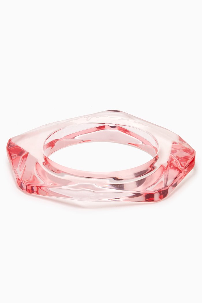 

Signature Logo Geometric Bracelet, Pink