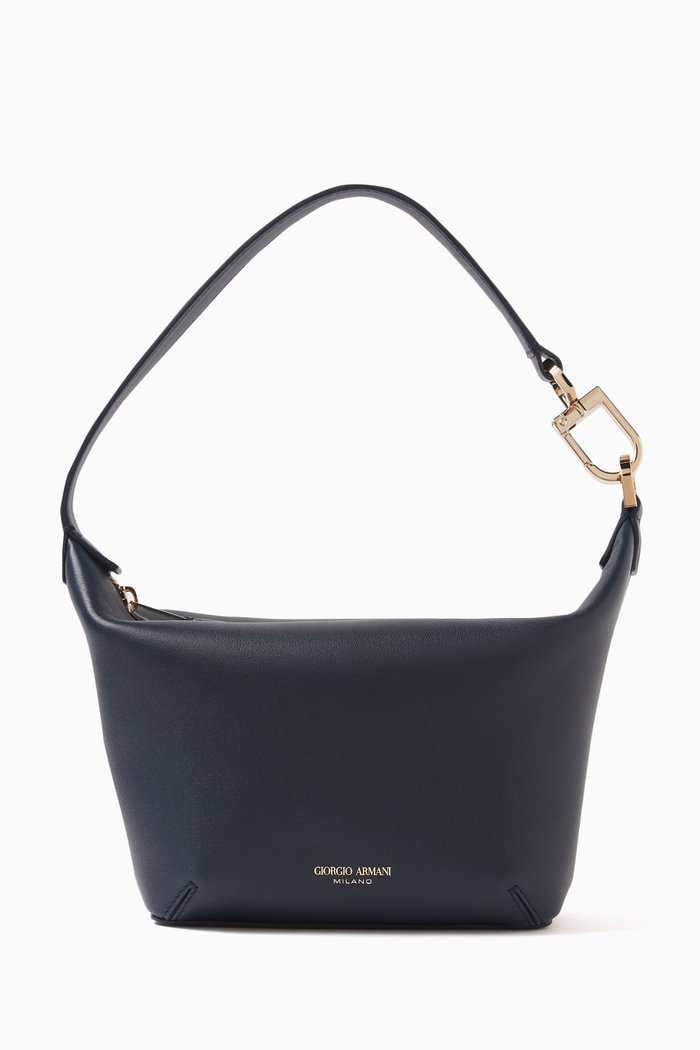 

Small Top Handle Bag in Nappa, Blue