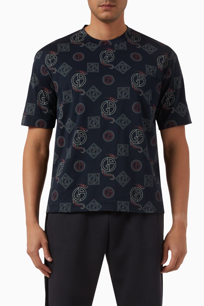 

Lunar New Year Capsule T-Shirt in Cotton-jersey, Blue