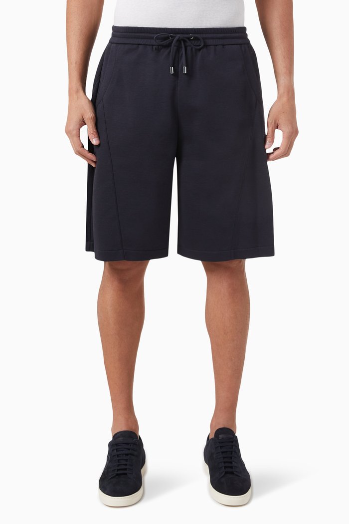 

Drawstring Sweat Shorts, Blue