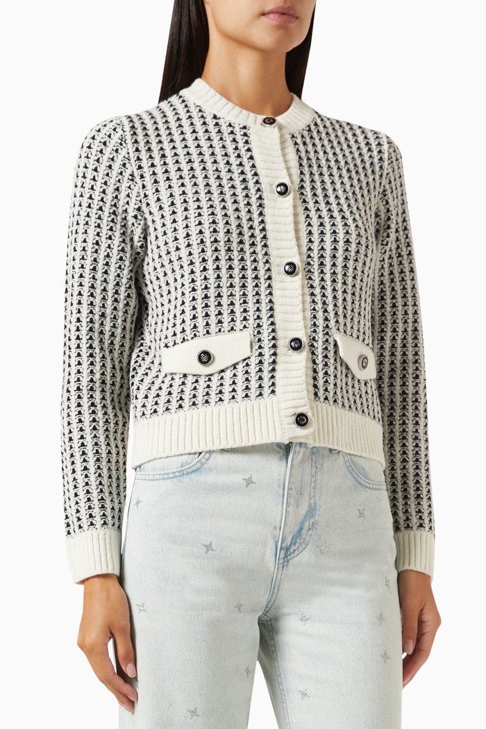 

Millesime Buttoned Cardigan in Knit, Neutral