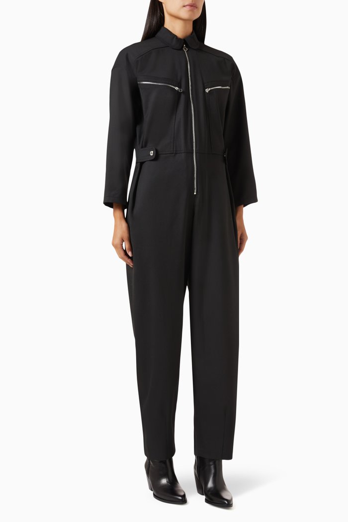 

Peppa Zip Jumpsuit, Black