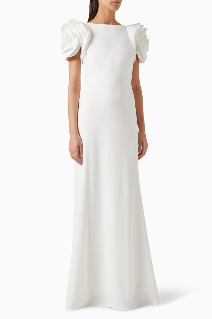 

Keating Gown in Crepe, Neutral