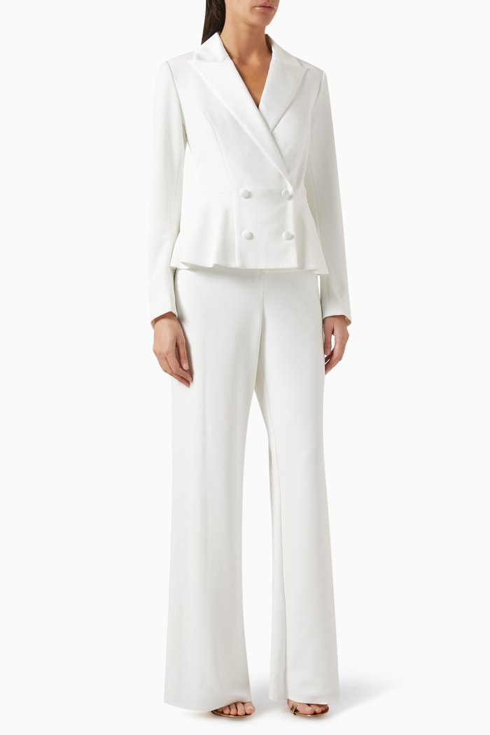 

Tuxedo Jumpsuit, Neutral