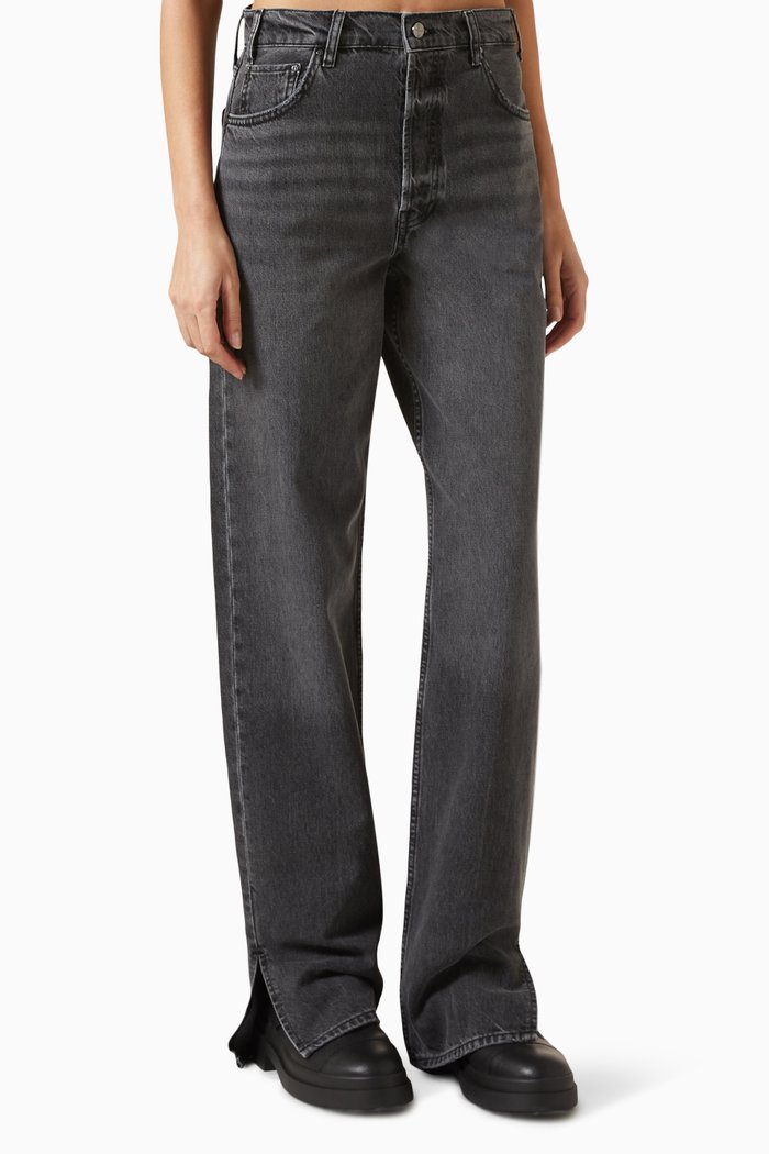 

Roy Mid-rise Jeans in Denim, Black