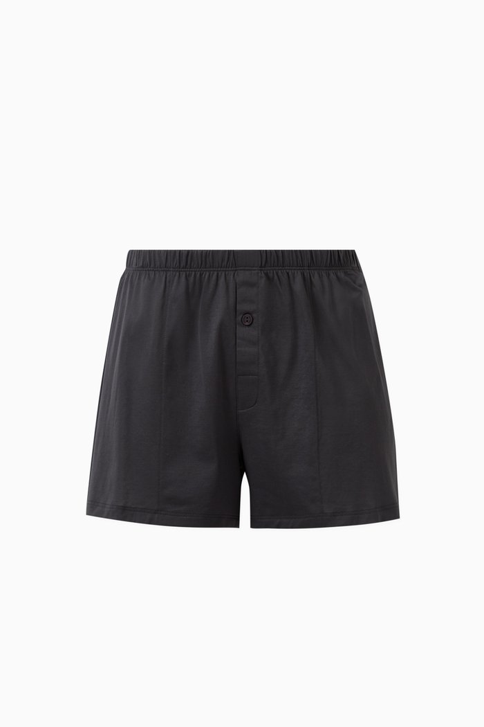 

Sporty Boxers in Mercerized Cotton, Grey