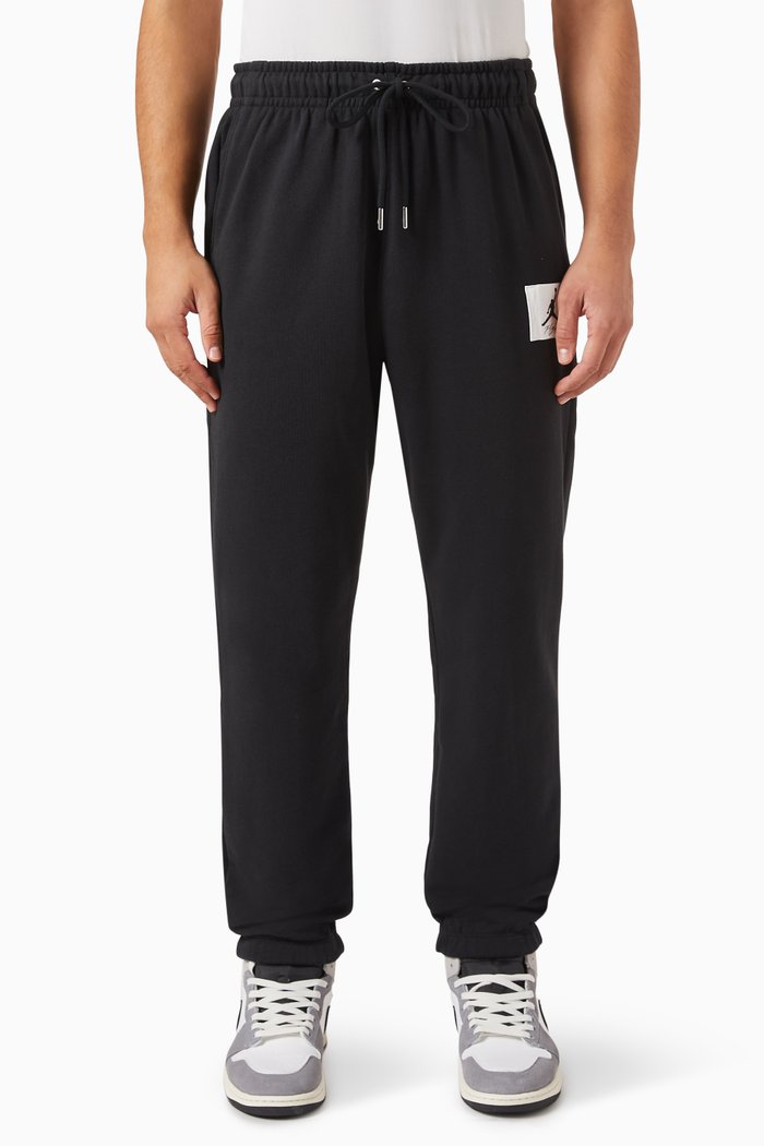 

Jordan Flight Sweatpants in Cotton Fleece, Black