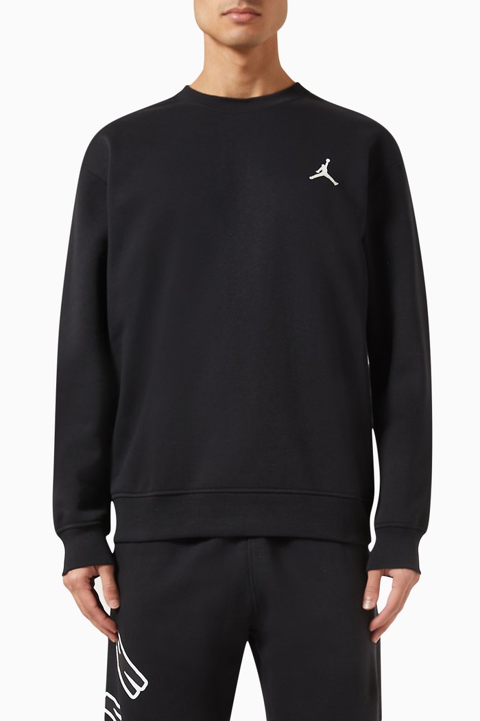 

Flight MVP Graphic Crewneck in Cotton Fleece, Black