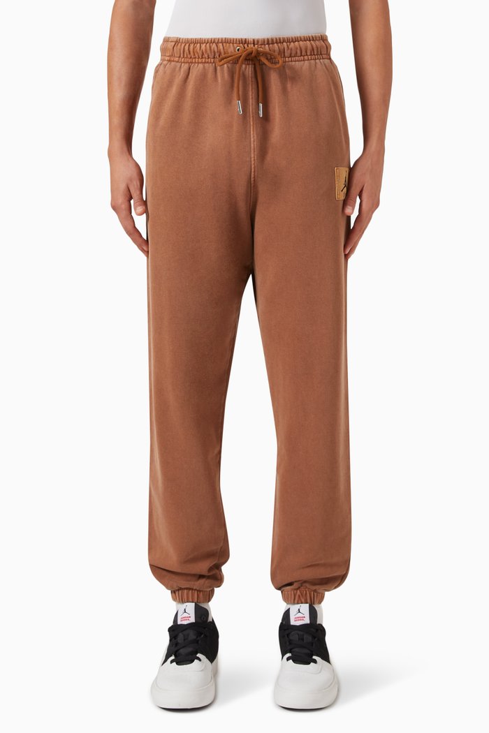 

Statement Sweatpants in Cotton-fleece, Brown