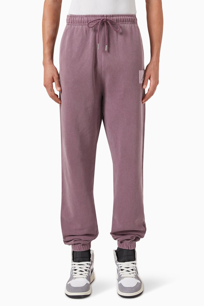 

Statement Sweatpants in Cotton-fleece, Purple