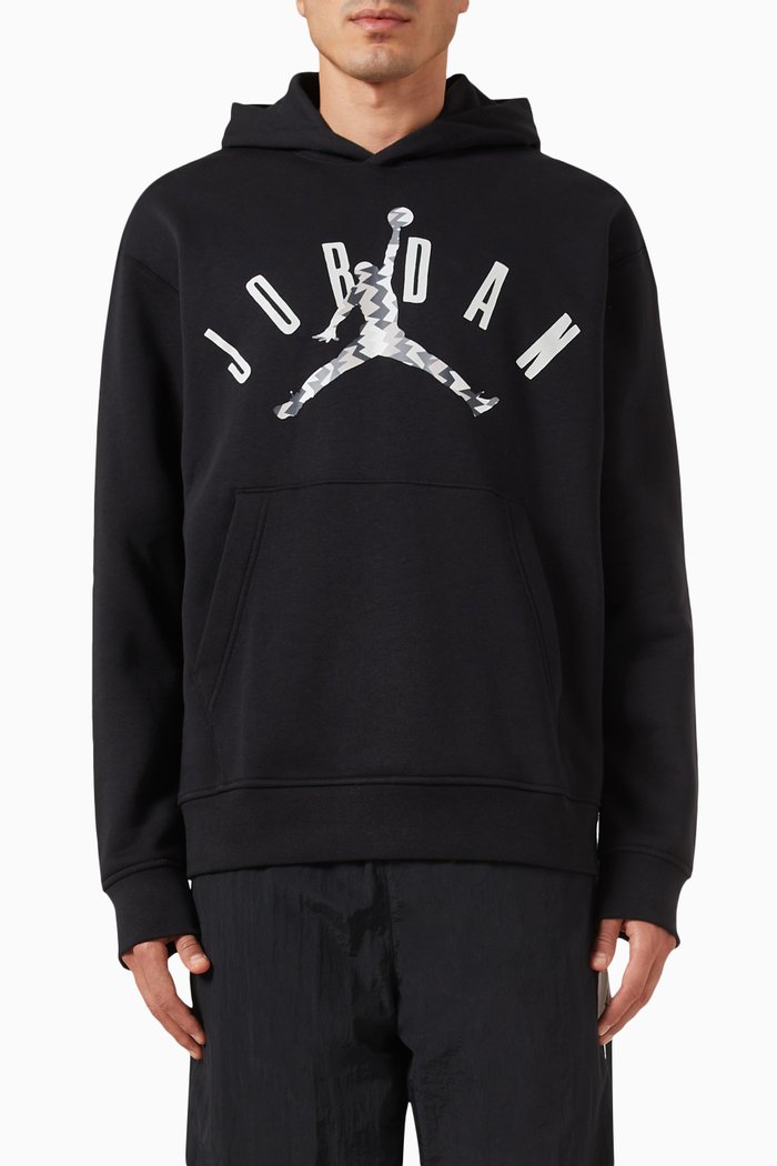 

Logo Hoodie in Cotton-fleece, Black
