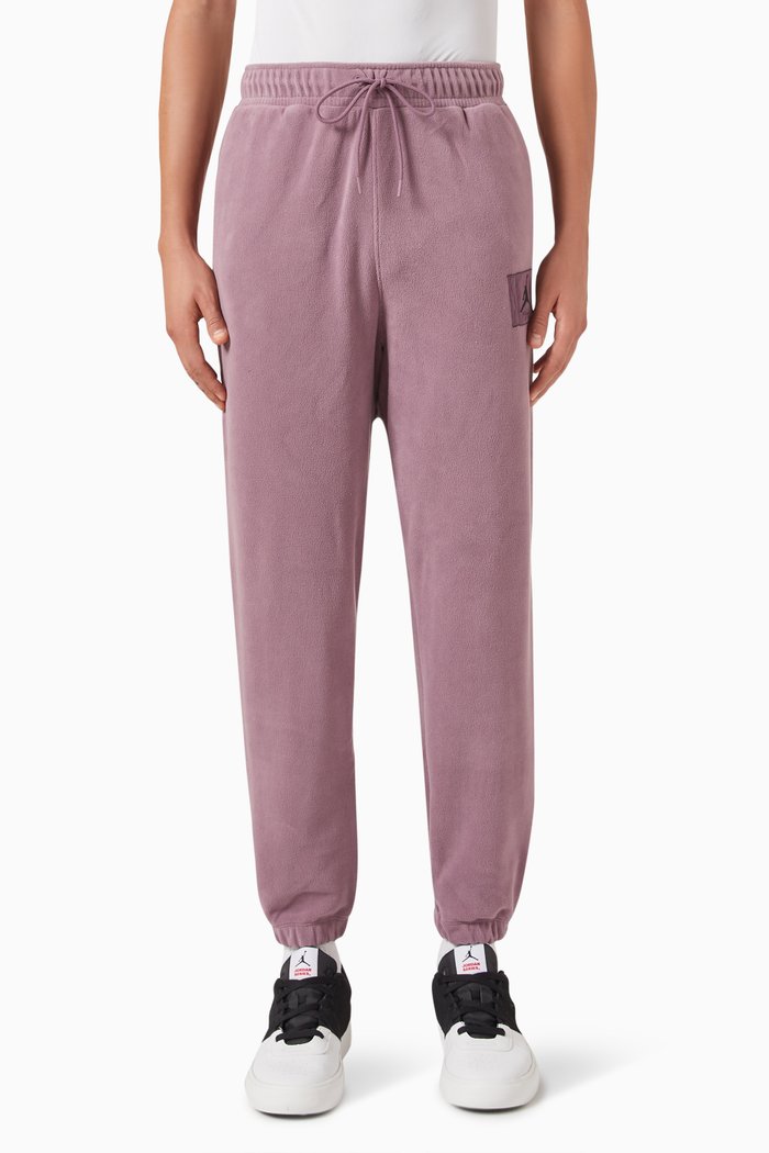 Jordan Essentials Winter Pants in Cotton Fleece Blend, Purple