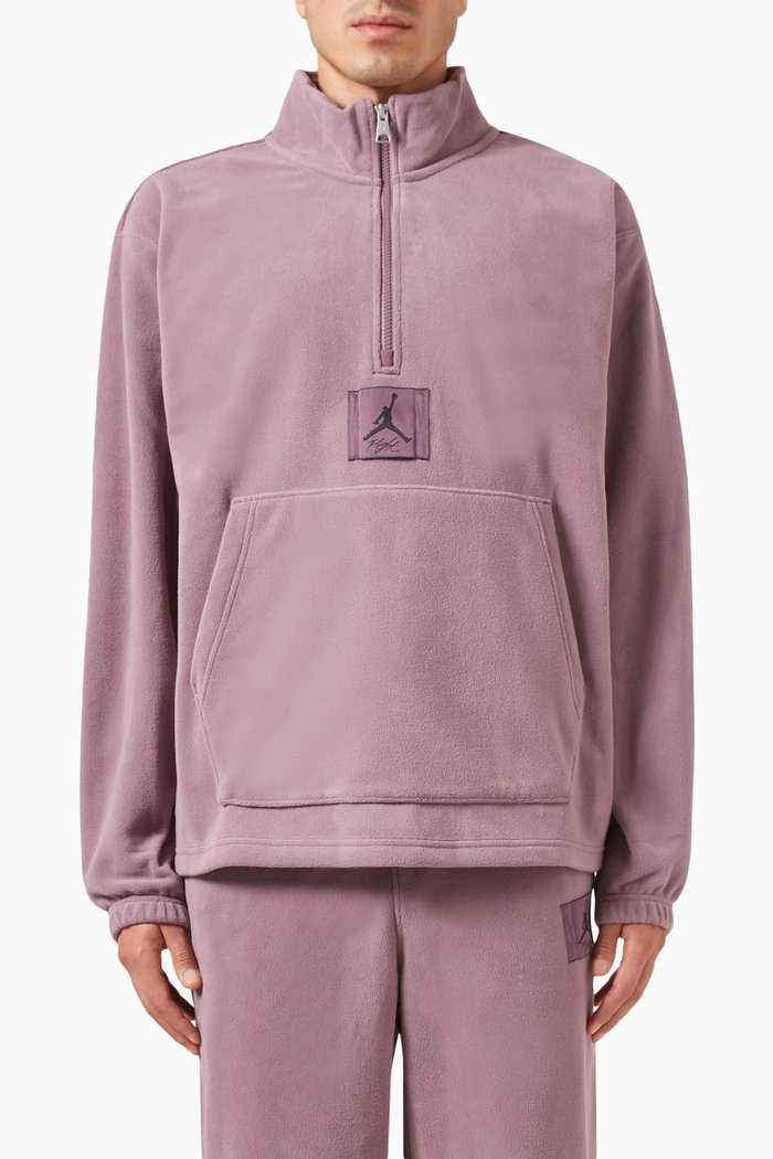 

Statement Sweatshirt in Cotton-fleece, Purple
