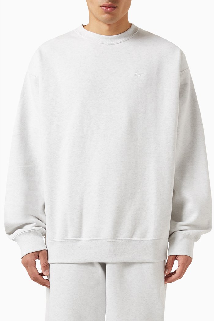 

Solo Swoosh Sweatshirt in Fleece, Grey