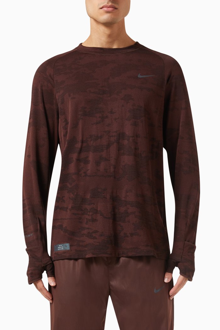 

Therma-FIT ADV Run Division T-shirt, Brown