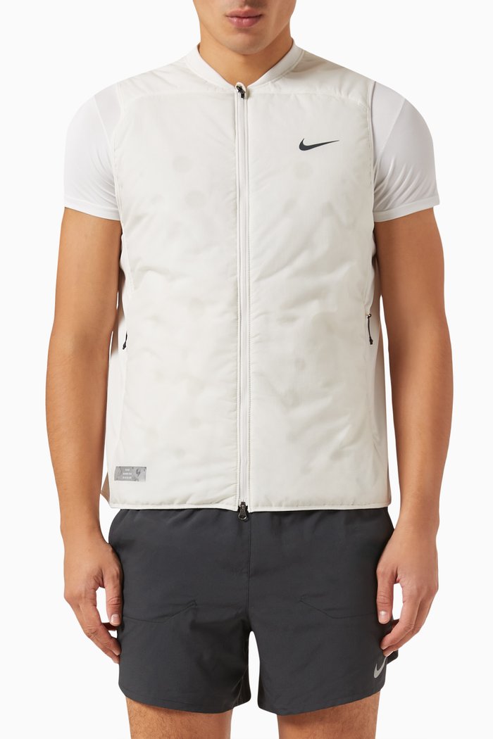 

Therma-FIT ADV AeroLayer Running Vest in Padded Nylon, Neutral