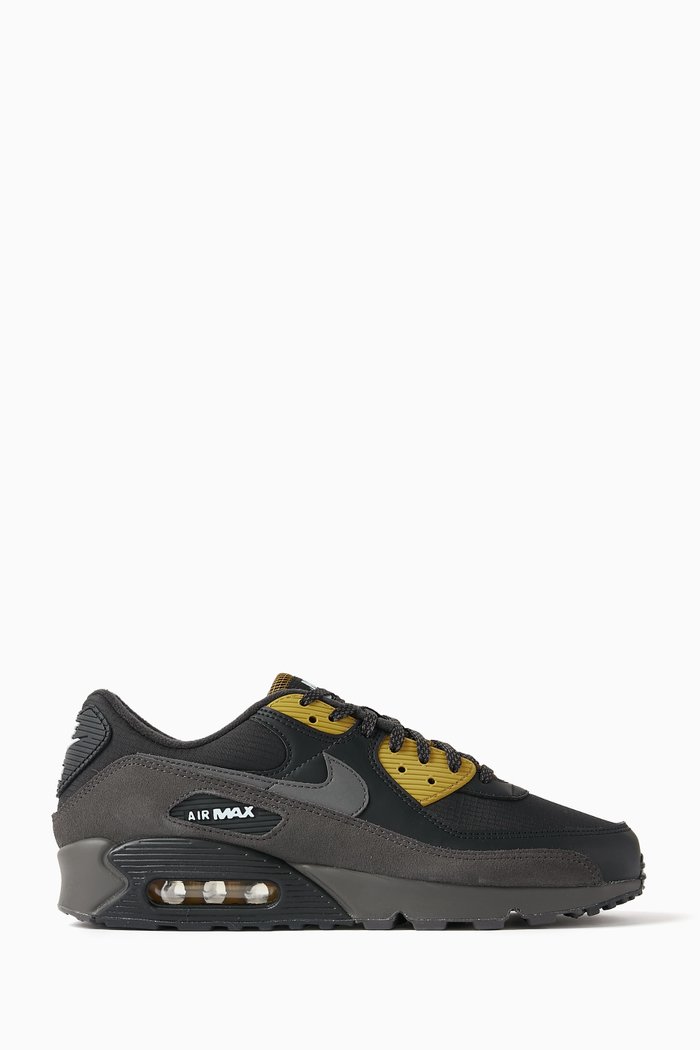 Air Max 90 EWT Sneakers in Leather and Suede, Black