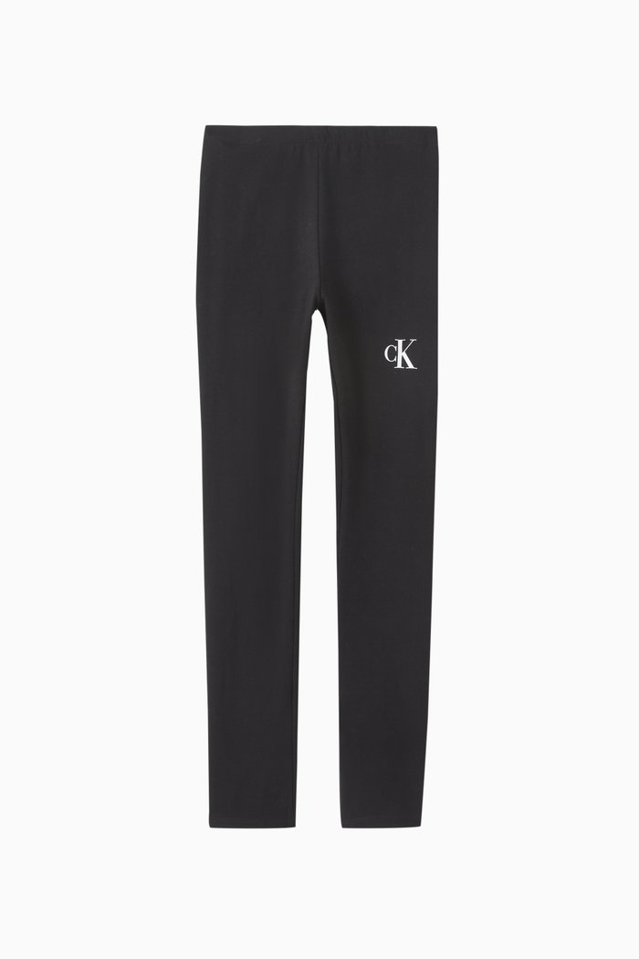 

Logo Leggings in Cotton, Black