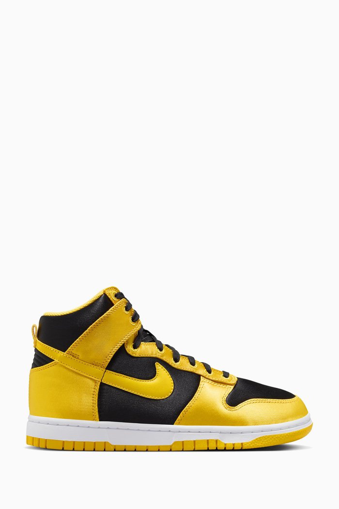 

Dunk High-top Sneakers in Satin, Yellow