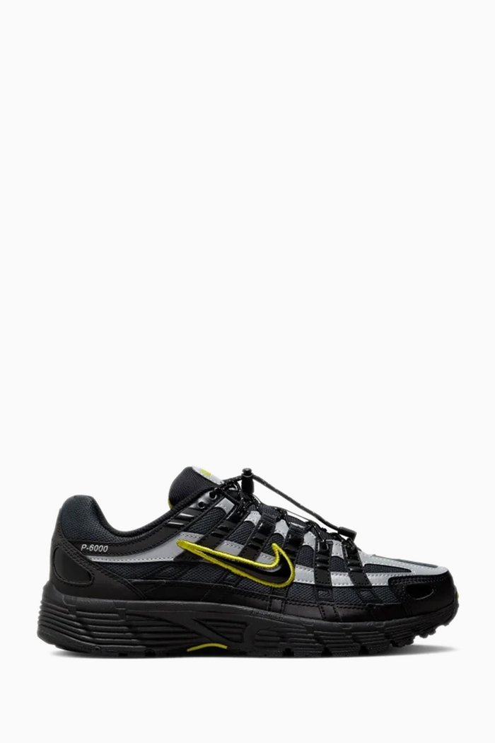

P-6000 Low-top Sneakers in Mesh, Black