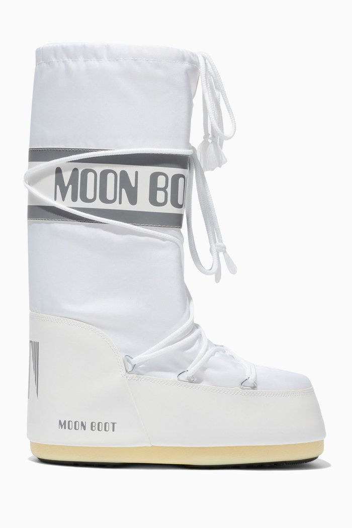 

Icon Junior Boots in Nylon, White