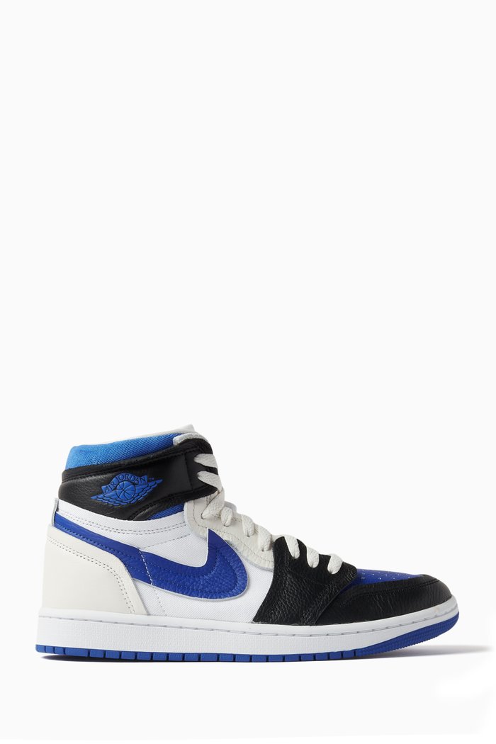 

Air Jordan 1 MM High-top Sneakers in Leather, Blue
