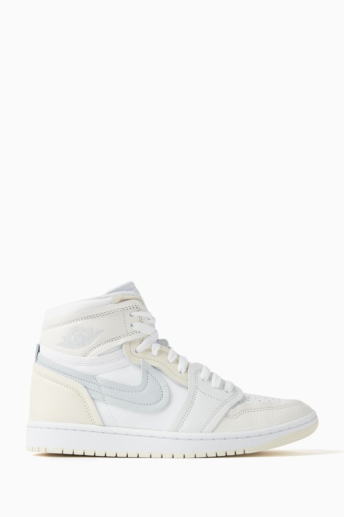 Air Jordan 1 MM High-top Sneakers in Leather, White