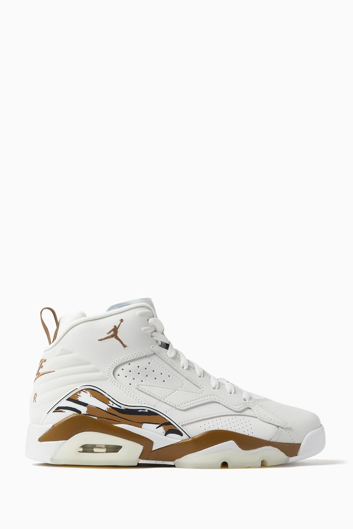 

MVP HIgh-top Sneakers in Leather, White