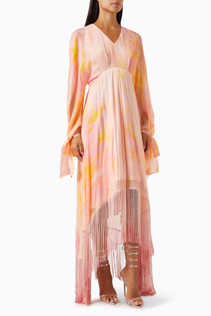 

Asymmetric Ombre Dress, Pink