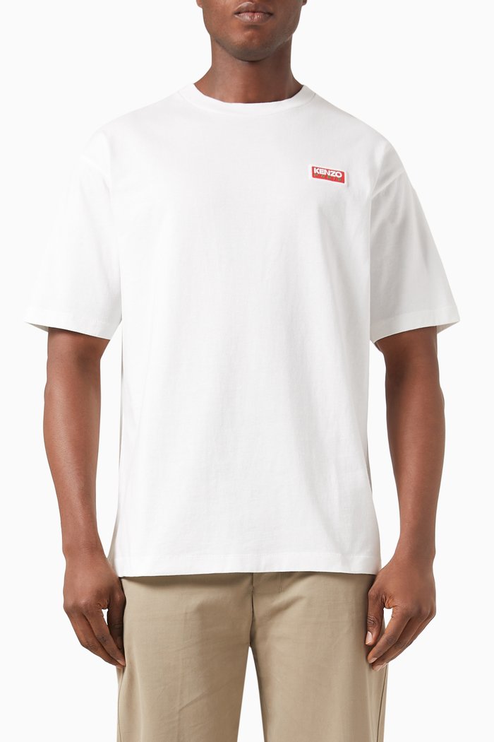 

Paris Oversized T-shirt in Cotton-jersey, Neutral