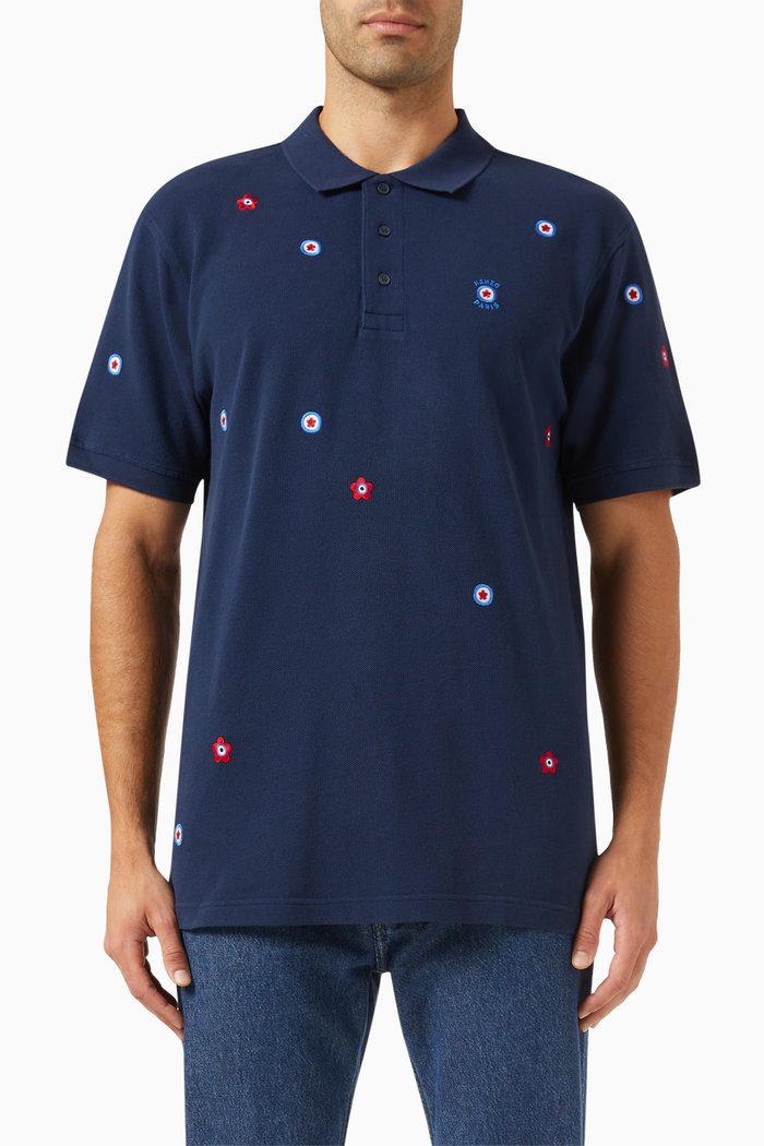 

Target Classic Polo Shirt in Cotton, Blue