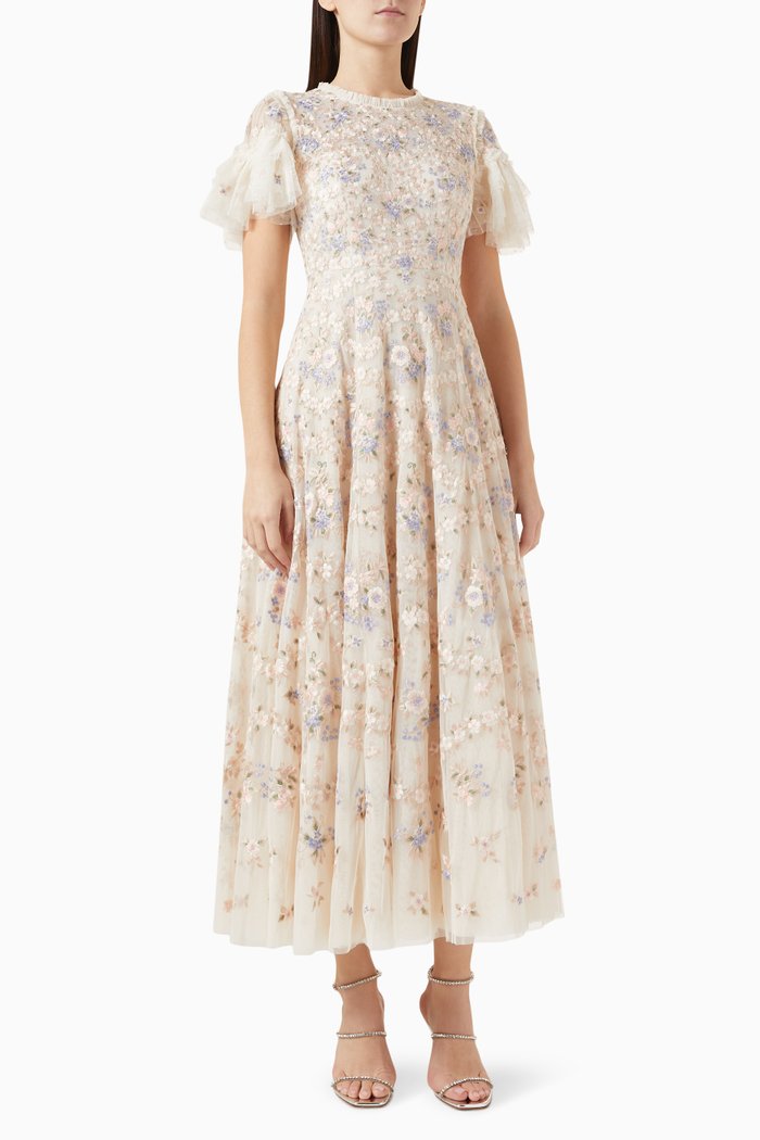 

Floral Waltz Gown, Neutral