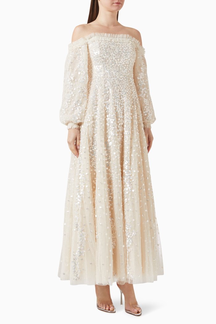 

Confetti Gloss Gown, Neutral