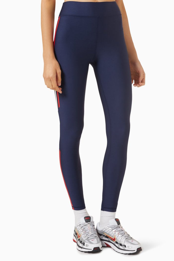 

Playback 25" Midi Pants in Eco-tech Fabric, Blue