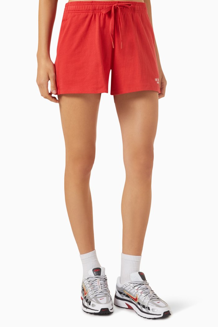 

Courtsport Zippy Shorts in Organic Cotton, Red