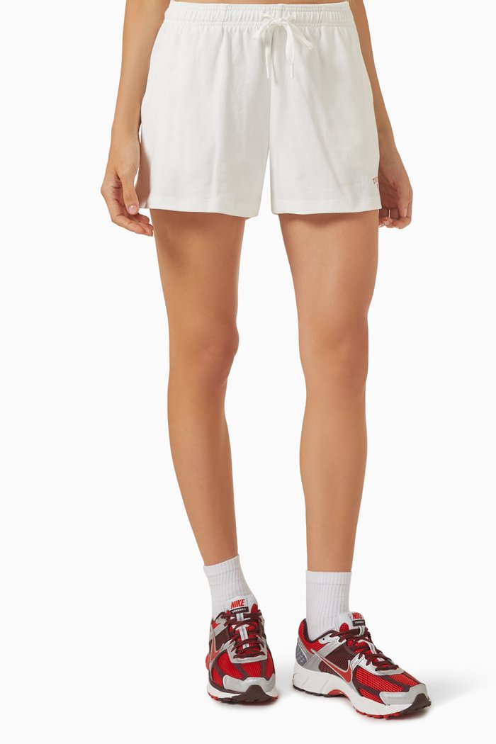 

Courtsport Zippy Shorts in Organic Cotton, White